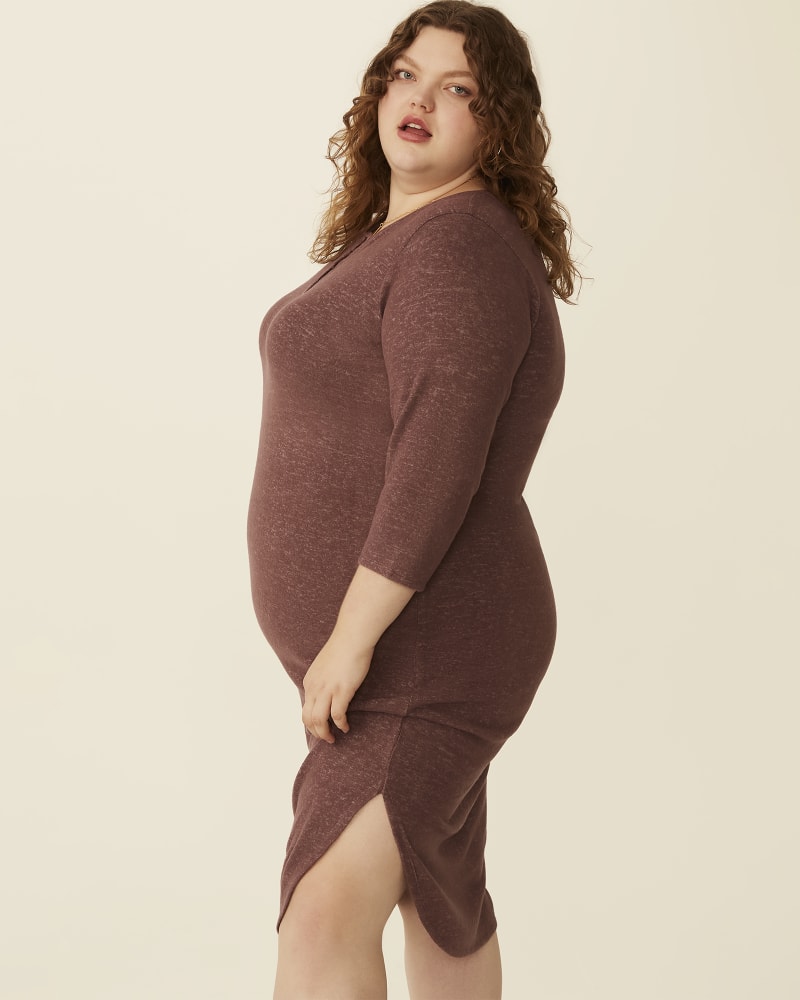 Side of plus size Sheila Henley Midi Dress by Hiatus | Dia&Co | dia_product_style_image_id:179618